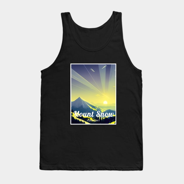 Mount Snow Vermont United States ski Tank Top by UbunTo